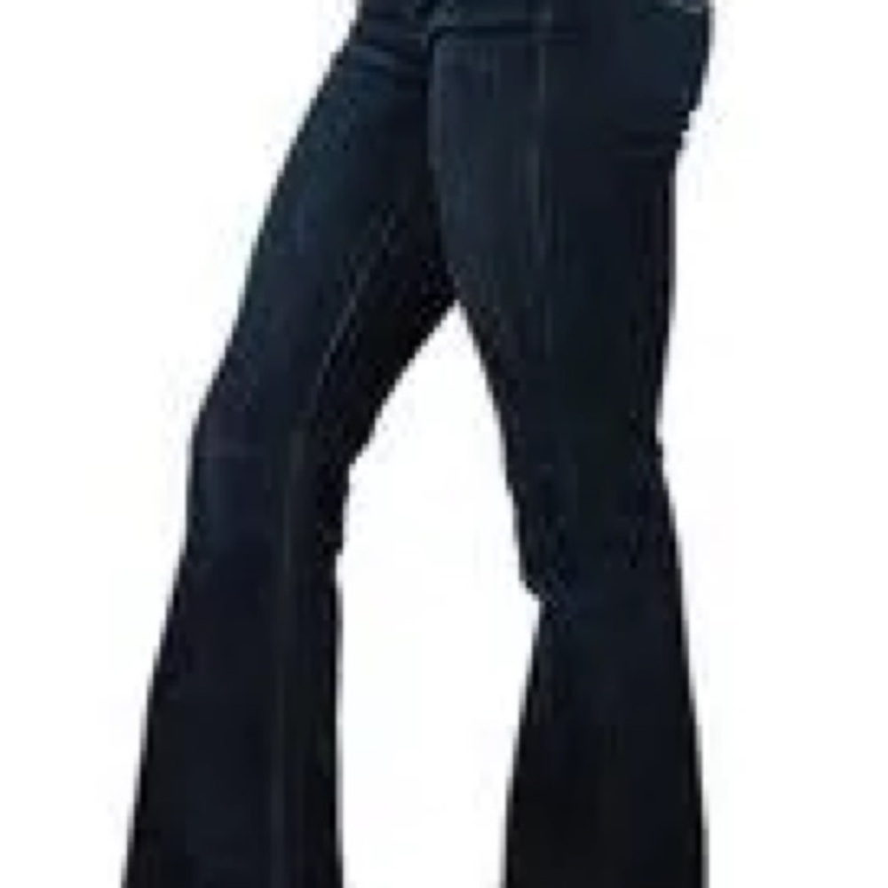 Judy Blue Dark Blue Flare Jeans - Picture 3 of 13